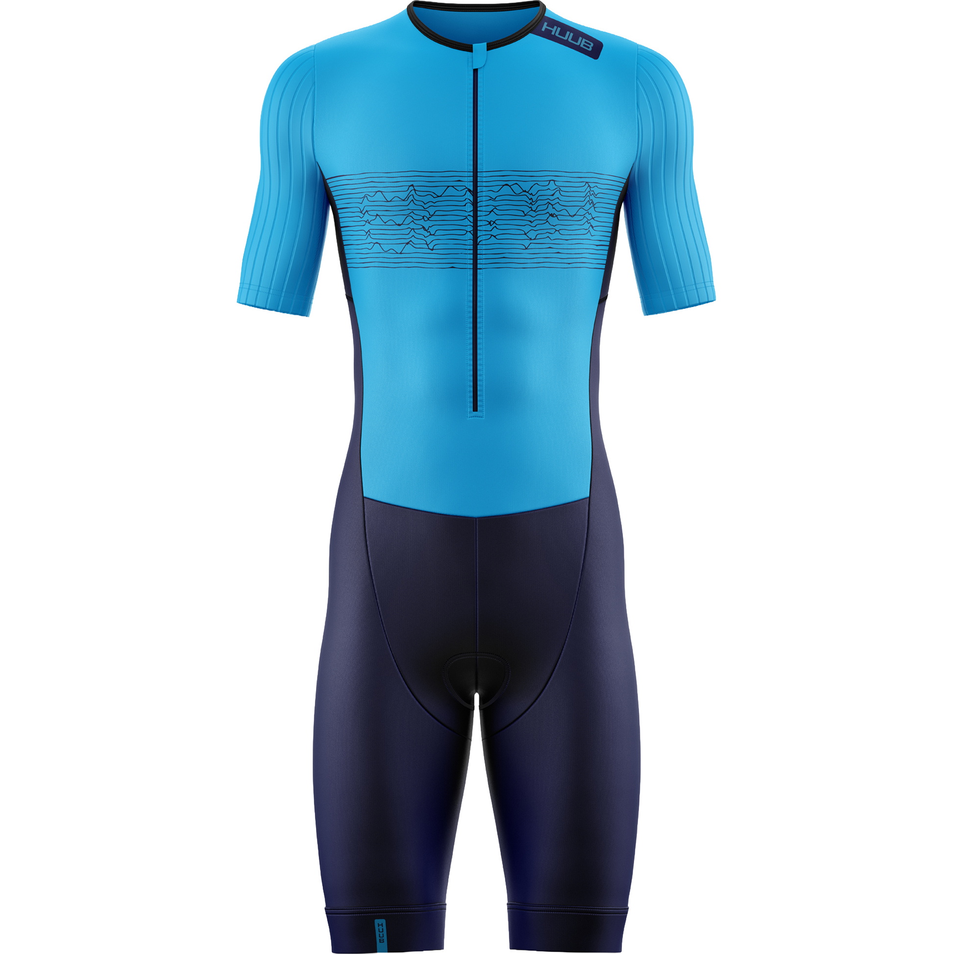 2026 HUUB Da Uomo Contour Tri Suit CONTSBN - Blue / Navy